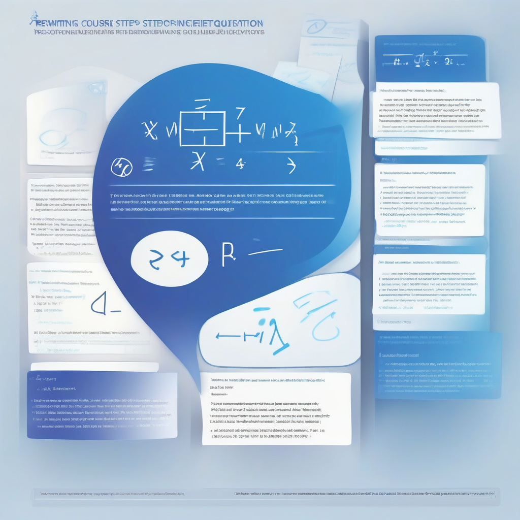 Explaining Steps for Rewriting Equations - Free Online Course ...