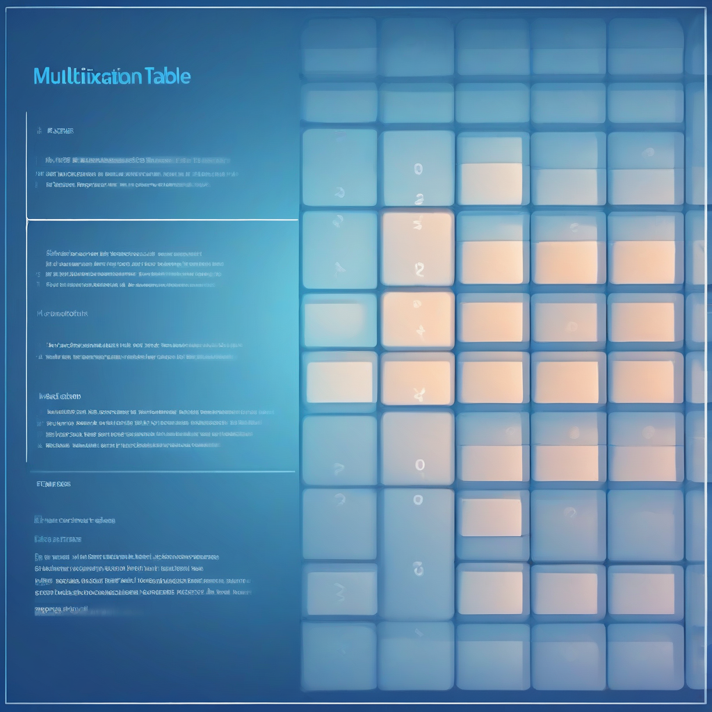 Area and the Multiplication Table - Free Online Course | EducationShop